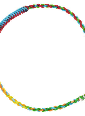 本命年手工编织情侣学生五彩绳