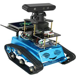 ROS机器人JETBOT英伟达Jetson nano 树莓派4B Raspberry Pi 4 自动导航驾驶视觉人工AI B01套件 AI雷达