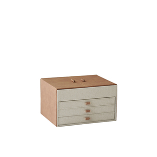 纳茉 ELIS高档首饰盒项链饰品收纳盒 Lamomedeco大容量珠宝展示盒