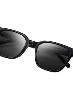 明月逸夫方框近视墨镜男超轻板材防紫外线开车驾驶专用女YF3286