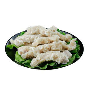 水晶滑肉条猪肉水滑肉商用农家水滑猪里脊肉条火锅汤锅半成品食材