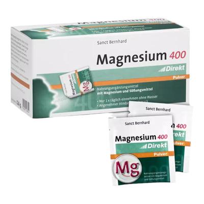现货 德国Sanct Bernhard 补镁400mg粉剂 60包