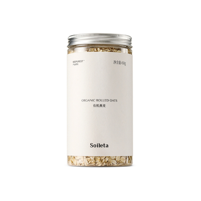 Soileta有机认证燕麦片即食代餐