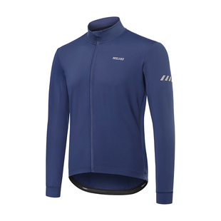 艾速欧新款秋冬季骑行服男加绒保暖自行车长袖套装公路车骑行外套