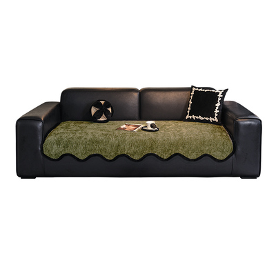 异形复古轻奢雪尼尔防滑沙发垫子