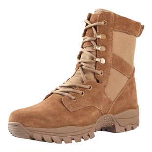 际华3515正品棕色户外训练靴春秋真皮越野登山跑步运动沙漠靴子男