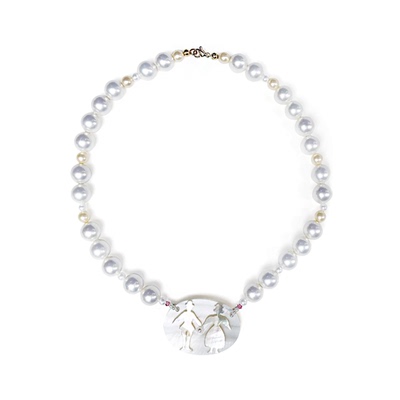 Unlogical Poem宫廷复古华丽珍珠玛瑙天然贝壳项链 多款