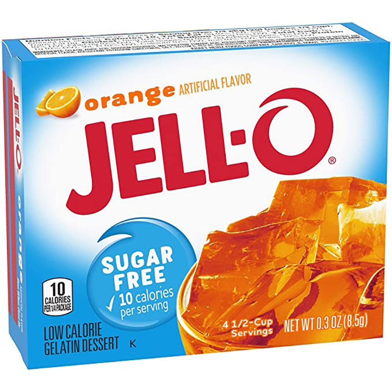美国杰乐多种水果味透明果冻粉自制免煮Jello Gelatin Dessert