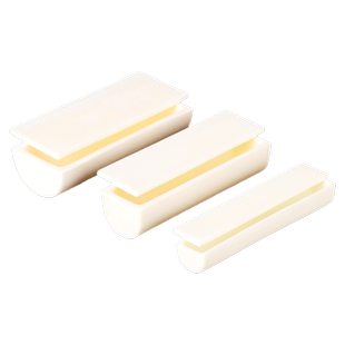 刚玉半圆舟 带盖子耐高温管式炉马弗炉实验专用 99%氧化铝半圆舟