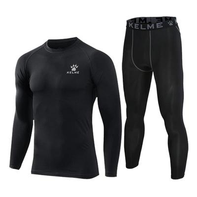 卡尔美儿童紧身衣套装足球训练服