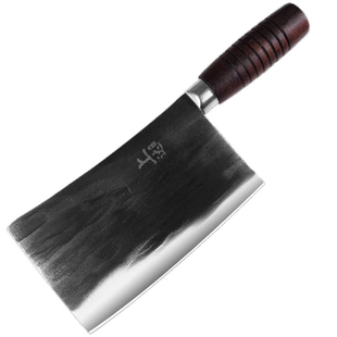 锻打斩切两用菜刀家用厨师九江弯刀烧腊店砍骨头剁砍鸡鸭鹅专用刀