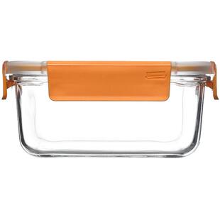 Glasslock多色钢化玻璃保鲜盒烤箱微波炉加热饭盒密封冰箱收纳盒