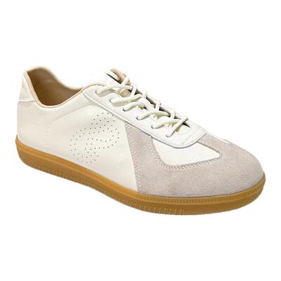 千百度新软底系带软面德训鞋女鞋