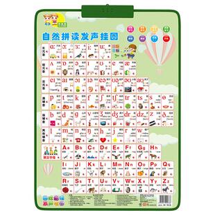 中小学英语入门48个国际音标发音有声挂图字母表自然拼读学习教材