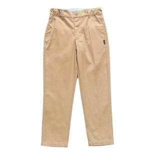 伊顿同款加肥加大童装长裤子休闲弹力松紧腰春秋长裤小孩偏胖宽松