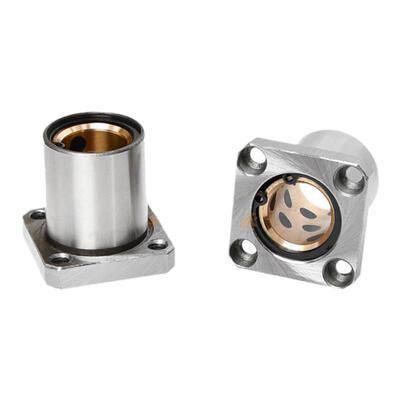 外钢内石墨铜套方法兰直线轴承