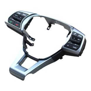 适配现代汽车索九索纳塔9方向盘多功能按键定速开关亮框饰板配件