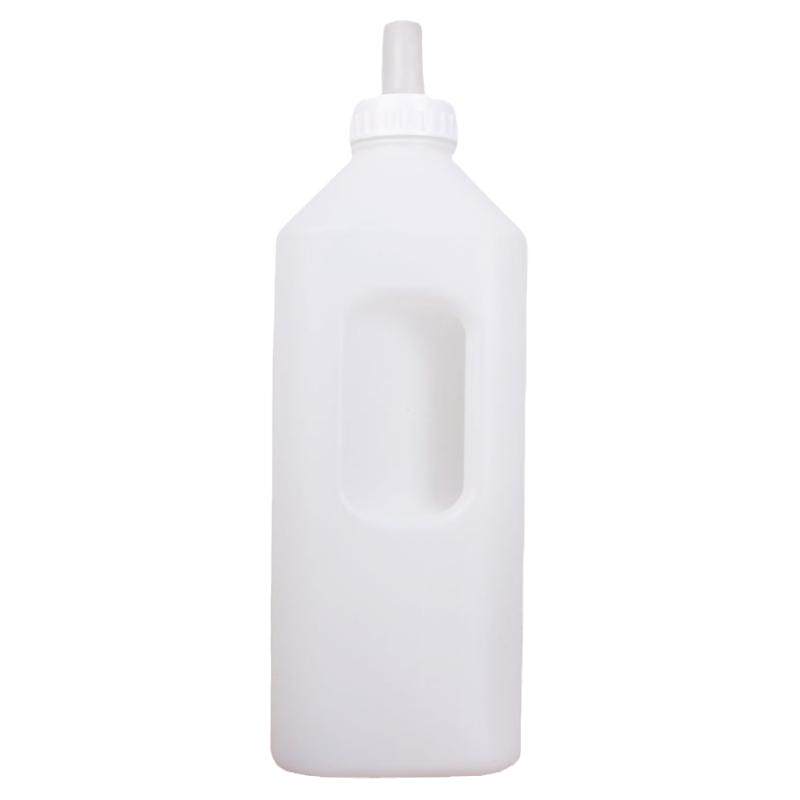 牛犊奶壶 喂牛奶瓶加厚犊牛奶瓶 牛用奶瓶2L牛用奶嘴塑料兽用奶瓶