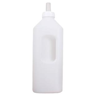 牛犊奶壶 喂牛奶瓶加厚犊牛奶瓶 牛用奶瓶2L牛用奶嘴塑料兽用奶瓶