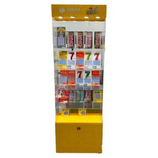 福利彩票展示柜体育彩票即开销售柜亚克力旋转展示柜刮刮卡展示架