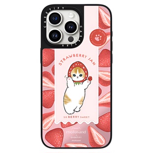 CASETiFY Mofusand系列 草莓果酱猫咪 适用于苹果iPhone17ProMax/17Pro/Air/16ProMax/16Pro手机壳