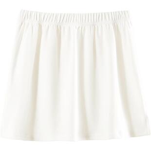 小屁帘女搭配卫衣打底神器假下摆冬季叠穿遮胯纯棉白裙内搭半身裙