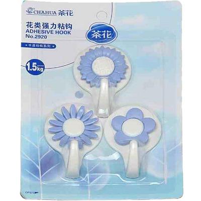 茶花挂钩超强力粘钩厨房浴室壁挂