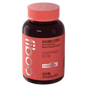 fiboo她练富铁软糖120g*3盒（共90粒）