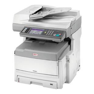OKI MC863MFP MC873MFP彩色多功能一体机厚纸不干胶铜版纸贺卡请帖牛皮纸复印机打印机A3 A4激光打印机