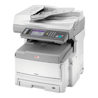 OKI MC863MFP MC873MFP彩色多功能一体机厚纸不干胶铜版纸贺卡请帖牛皮纸复印机打印机A3 A4激光打印机