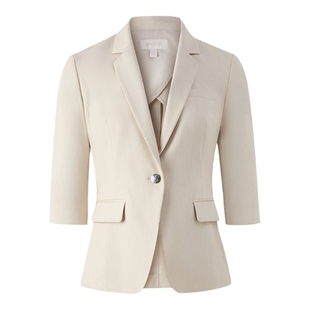 【防晒UPF50+凉感】PRICH气质通勤西装套装夏季新款外套女