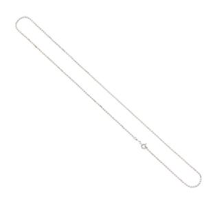 S925纯银项链女锁骨链替换素链日常百搭O型可穿吊坠通用链子银饰