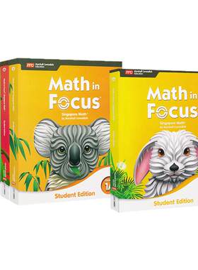 2020版新加坡小学数学英文版教材mc课本含习题美版 奥数MATH IN FOCUS一二三四五六年级 新加坡MC教育出版集团