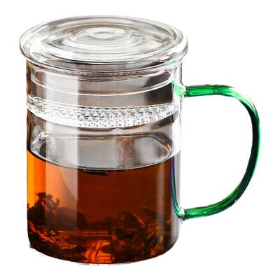 玻璃泡花茶杯家用喝茶杯子耐高温