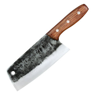 铁匠世家菜刀 不锈钢手工锻打家用切菜刀厨房切肉刀专用切片刀