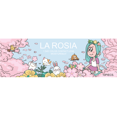 日本进口美瞳日抛LAROSIA珍珠灰隐形眼镜混血大小直径部分临期