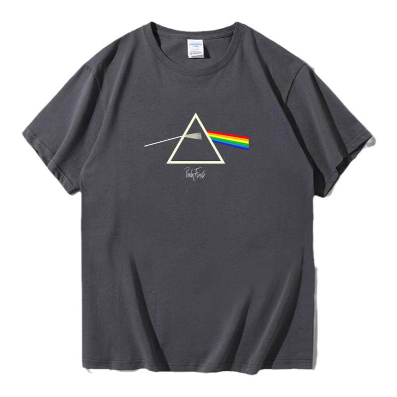 英国摇滚乐队平克弗洛伊德印花纯棉短袖t恤夏男女音乐Pink Floyd