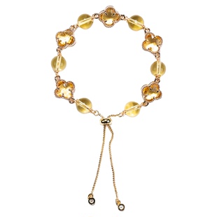 敦煌·宝相凝华黄水晶手白水晶紫水晶手链手串女朋友闺蜜生日礼物