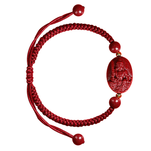 大势至菩萨属马十二生肖本命佛八大守护神朱砂男女款红绳手链手串