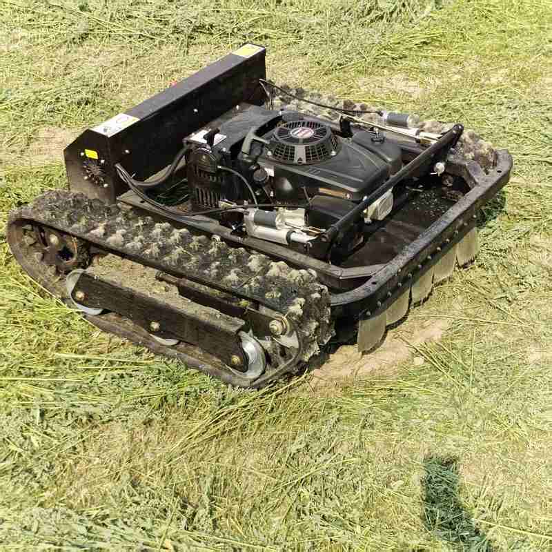 源头厂家智能遥控割草机 果园四汽油除草机 跨境出口履带割草机