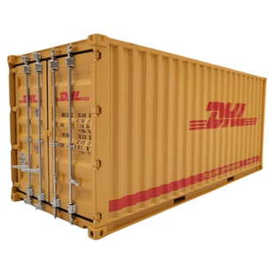 1:20DHL集装箱模型logo定制航运货代物流礼品海艺坊船模工厂
