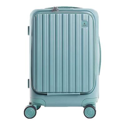 皇冠拉链5278旅行箱20寸PC铝框行李箱万向轮包邮时尚拉杆箱登机箱