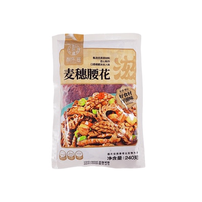 麦穗腰花凤尾爽口腰花切花刀猪腰子腌制冷冻半成品240g特色菜商用