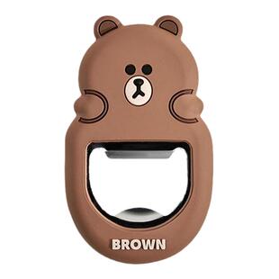 创意可爱开瓶器冰箱贴创意啤酒瓶起子汽水饮料多功能启瓶器开酒器