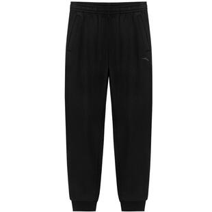 安踏加绒加厚灰色运动裤男裤冬季青少年休闲宽松裤子保暖跑步长裤