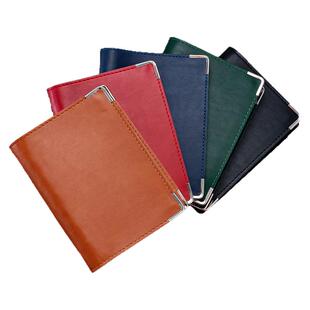 笔记本子软皮口袋本携带a7活页可拆卸盖章记事小本子随身便携迷你