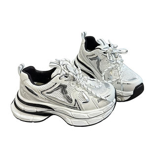 老爹鞋女款2026新款867-1厚底今年流行爆款女鞋巨好看超火小白鞋