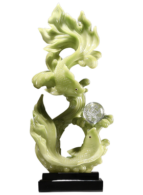 如鱼得水高大长壁龛装饰品