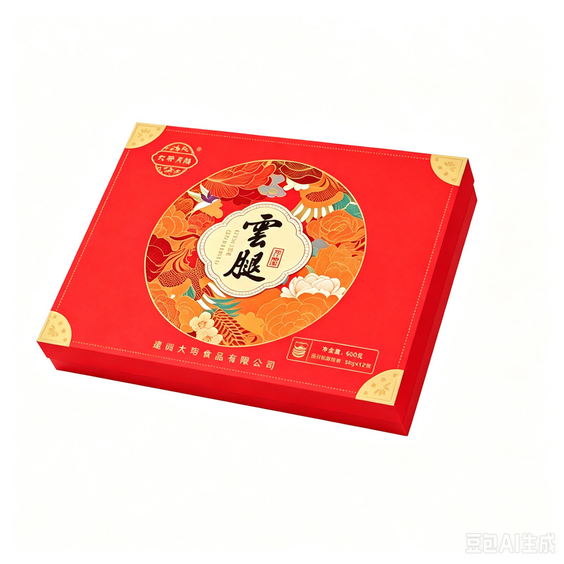 六甲云腿月饼礼盒中秋送礼