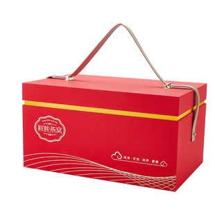 新款高档即食燕窝礼盒中国红鲜炖燕窝礼盒包装盒鱼胶花胶礼盒泡沫